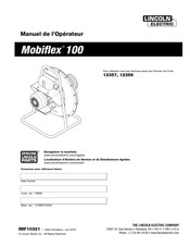 Lincoln Electric Mobiflex 100 Manuel De L'opérateur