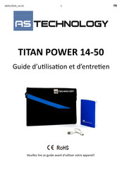 AS Technology TITAN POWER 14-50 Guide D'utilisation Et D'entretien