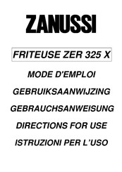 Zanussi ZER 325X Mode D'emploi
