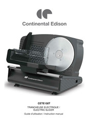 CONTINENTAL EDISON CETE150T Guide D'utilisation