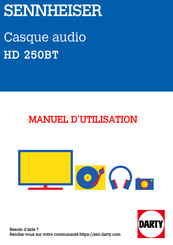 Sennheiser HD 250BT Manuel D'utilisation