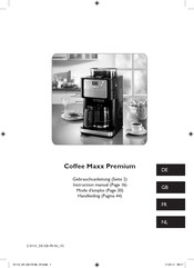 Coffeemaxx Premium 239451 Mode D'emploi