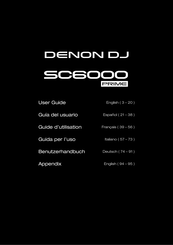 Denon DJ SC6000 PRIME Guide D'utilisation