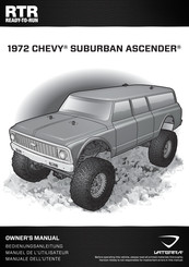 Vaterra 1972 CHEVY SUBURBAN ASCENDER RTR Manuel De L'utilisateur