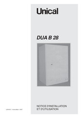 Unical DUA BTFS 28 Notice D'installation Et D'emploi