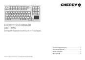 Cherry G80-11900 Mode D'emploi