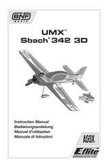Horizon Hobby E-flite UMX Sbach 342 3D Manuel D'utilisation