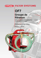 HYDAC FILTER SYSTEMS OF7S90PX2 Notice D'utilisation Et De Maintenance