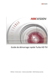 HIKVISION Turbo HD TVI 7300HGHI-SH Série Guide De Démarrage Rapide