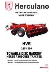 Herculano HVR 235 Mode D'emploi