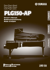 Yamaha PLG150-AP Mode D'emploi