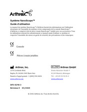 Arthrex NanoScope Guide D'utilisation