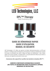 LED Technologies DPL Therapy Guide De Démarrage Rapide