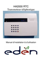 Eden HA2000 RTC Manuel D'installation & D'utilisation