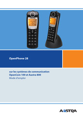 Aastra OpenPhone 28 Mode D'emploi