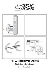 Leroy Somer POWERDRIVE MD2S 120T Notice D'installation
