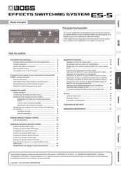 Boss ES-5 Mode D'emploi