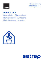 Satrap Coop Humida LB3 Mode D'emploi