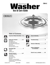 Crosley 35-6899 Guide D'utilisation Et D'entretien