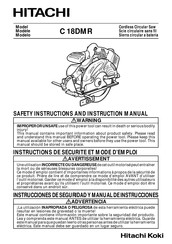 Hitachi C 18DMR Instructions De Sécurité Et Mode D'emploi