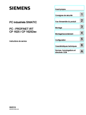 Siemens SIMATIC CP 1625Dev Instructions De Service