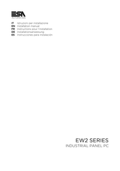 ESA AUTOMATION EW2 Série Instructions Pour L'installation