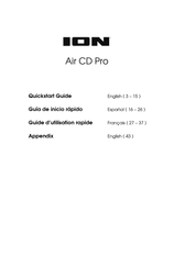 ION Air CD Pro Guide D'utilisation Rapide