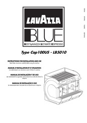 LAVAZZA Cap100US Manuel D'installation Et D'utilisation