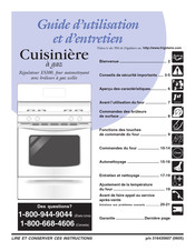 Frigidaire CFGF368GMC Guide D'utilisation Et D'entretien