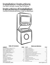 Frigidaire GCEH1642FS Instructions D'installation