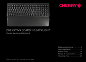 Cherry MX BOARD 1.0 BACKLIGHT Mode D'emploi