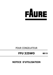 FAURE FFU 325WO Notice D'utilisation