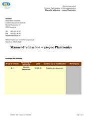 Plantronics Savi w745 Manuel D'utilisation