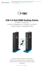 i-tec U3DUALHDMIDOCK Mode D'emploi