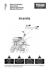 Texas Equipment FX 815TG Manuel D'utilisation