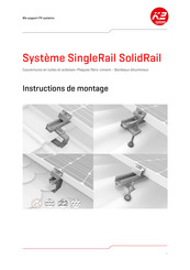 K2 Systems SolidRail Instructions De Montage