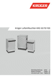 Kruger KRG 100 Mode D'emploi