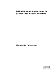Defibtech DDU-2000 Série Manuel De L'utilisateur