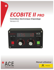 Ace ECOBITE II Pro Manuel Utilisateur