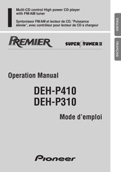 Pioneer DEH-P310 Mode D'emploi