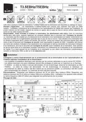 Simu T3.5EBHZ DC Notice Originale