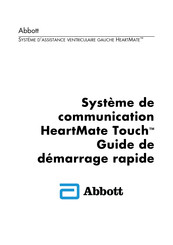 Abbott HeartMate Touch Guide De Démarrage Rapide