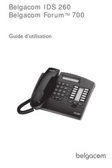 Belgacom IDS 260 Guide D'utilisation