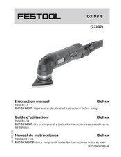 Festool 73707 Guide D'utilisation