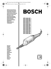 Bosch HF 0 602 228 Série Instructions D'emploi