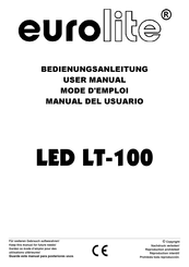 EuroLite LED LT-100 Mode D'emploi