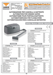 Cardin Elettronica BL1924ASW Instructions D'utilisation