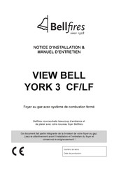 Bellfires CORNER BELL TOPSHAM 3 G/D PF Manuel D'installation Et D'entretien
