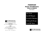 Powervar ABC1500-22MED Guide De L'utilisateur