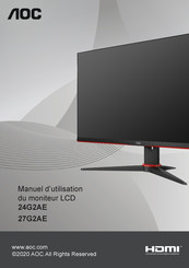 AOC 27G2AE Manuel D'utilisation